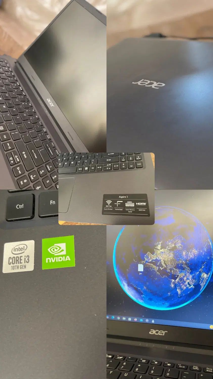 فروش لپ تاپ acer پردازنده intel core i3|رایانه همراه|اصفهان, کوی ولی عصر|دیوار