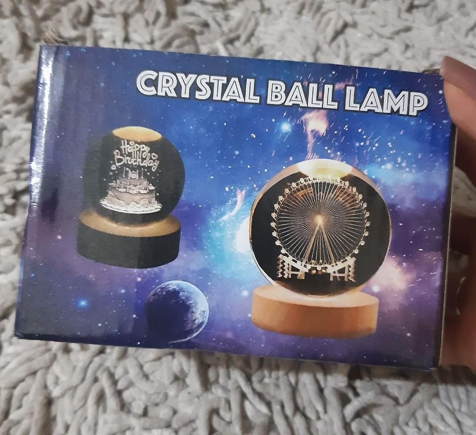 CRYSTAL BALL LAMP|صنایع دستی و سایر لوازم تزئینی|تهران, حر|دیوار