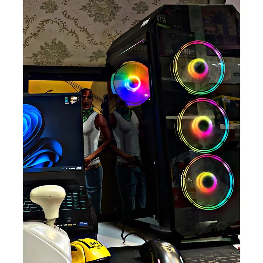 کیس کامپیوتر گیمینگ 8گیگ گرافیک۱۶گیگ رمi5 10400rgb|رایانه رومیزی|تهران, صادقیه|دیوار