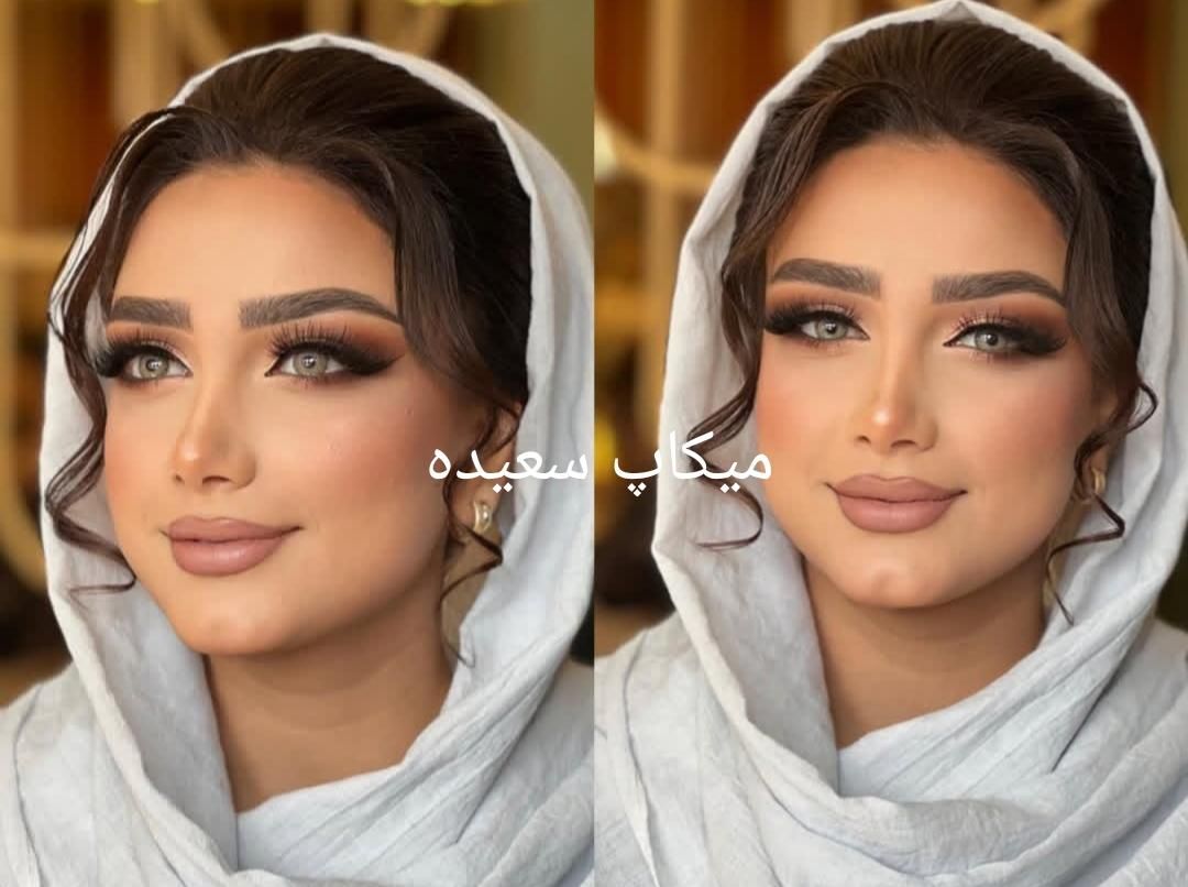 میکاپ وشنیون عروس ومحفلیvipبه سبک روسی وکشیدگی چشم|خدمات آرایشگری و زیبایی|اصفهان, برازنده|دیوار