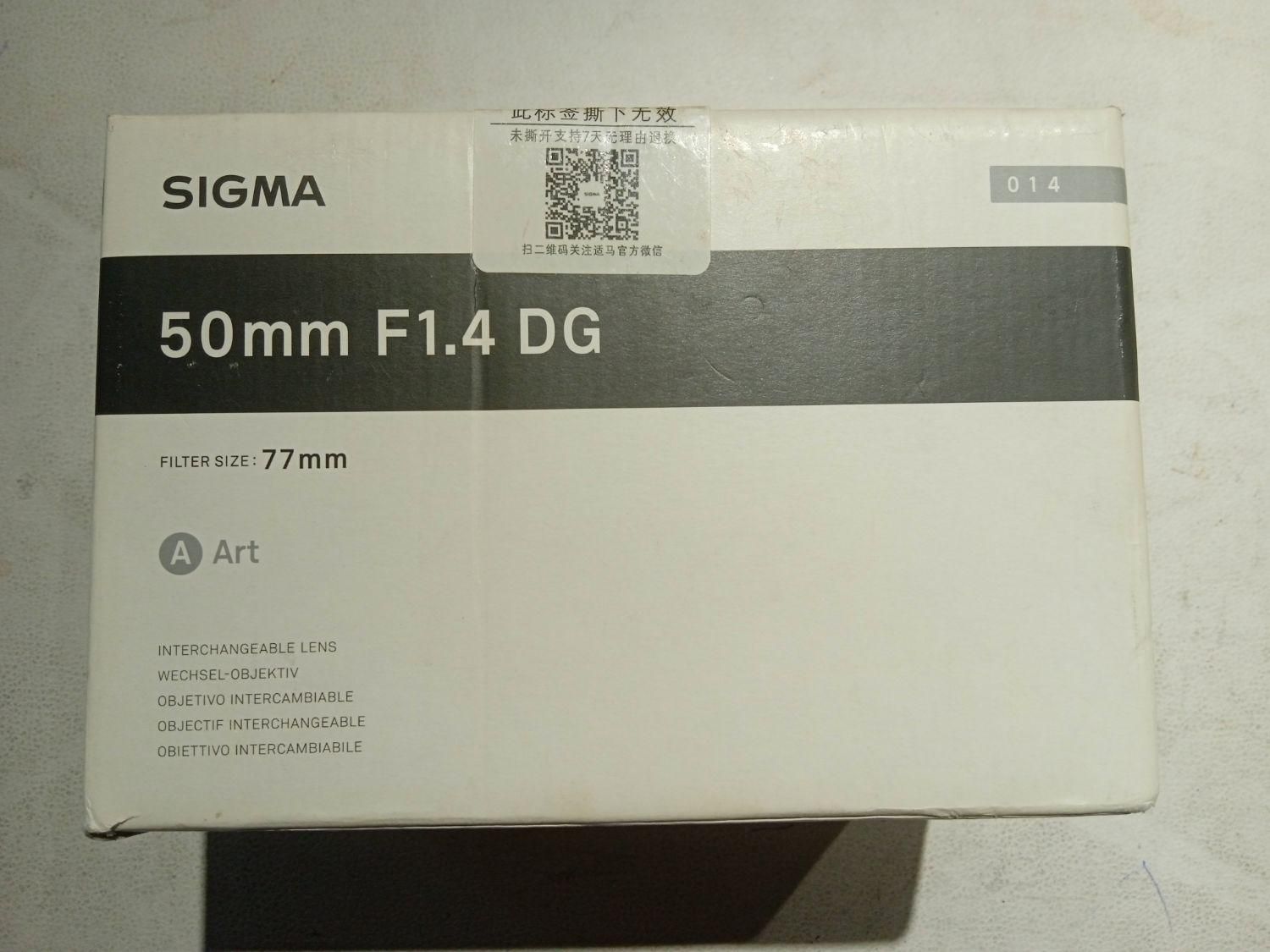 لنز 50mm سیگما ـ سونی f1.4|دوربین عکاسی و فیلم‌برداری|تهران, شهرک ولیعصر|دیوار