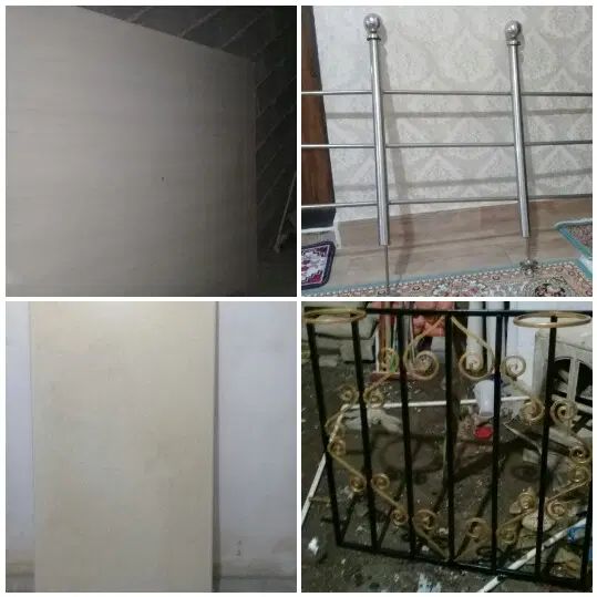ورق ام دی اف صفحه کابینت درب توری حفاظ نرده استیل|مصالح و تجهیزات ساختمان|رشت, یخسازی|دیوار