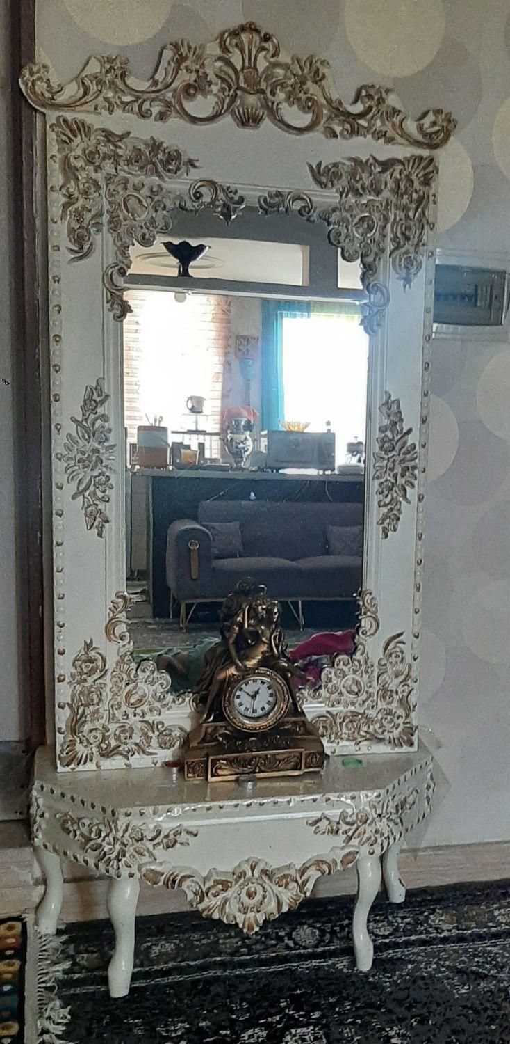 میز وآینه کنسول|بوفه، ویترین، کنسول|شهریار, شهرک وائین|دیوار