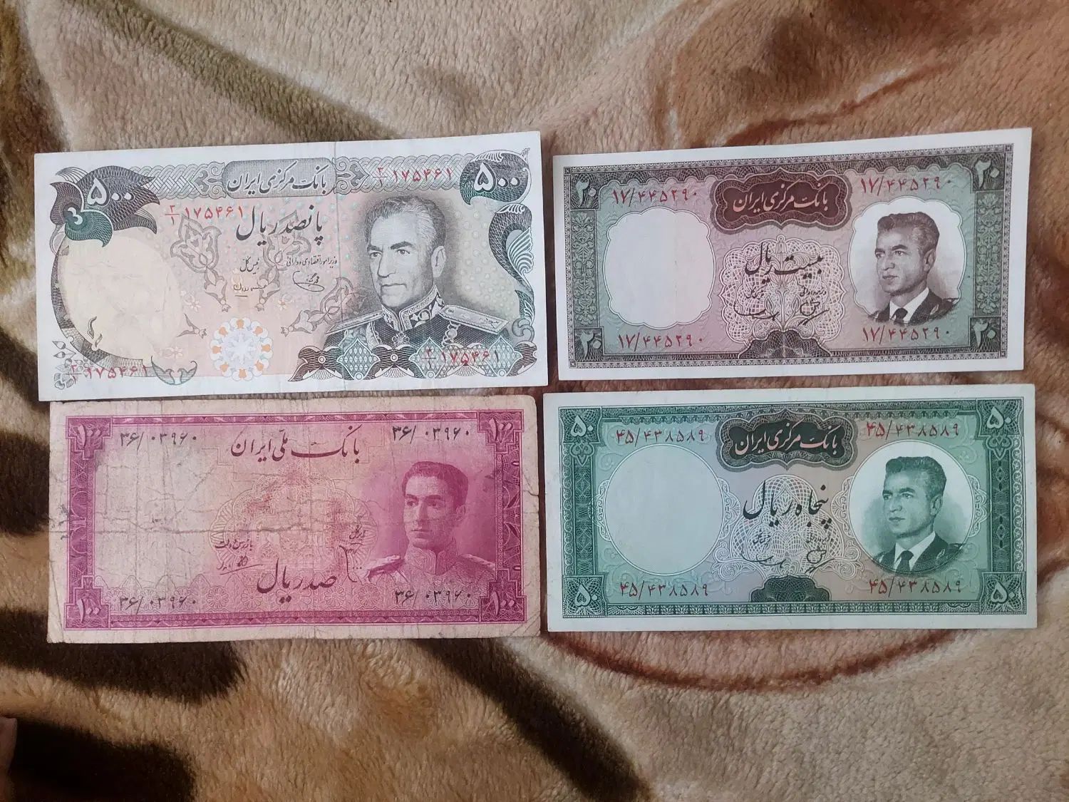 اسکناس شاهی ۱۰۰ ریال گلی،کراواتی و..چیز دیگه موجود|کلکسیون سکه، تمبر، اسکناس|تهران, گمرک|دیوار