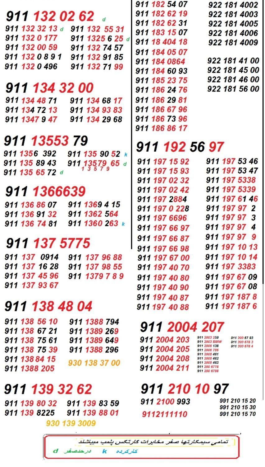 09111303000|سیم‌کارت|رشت, بازار|دیوار