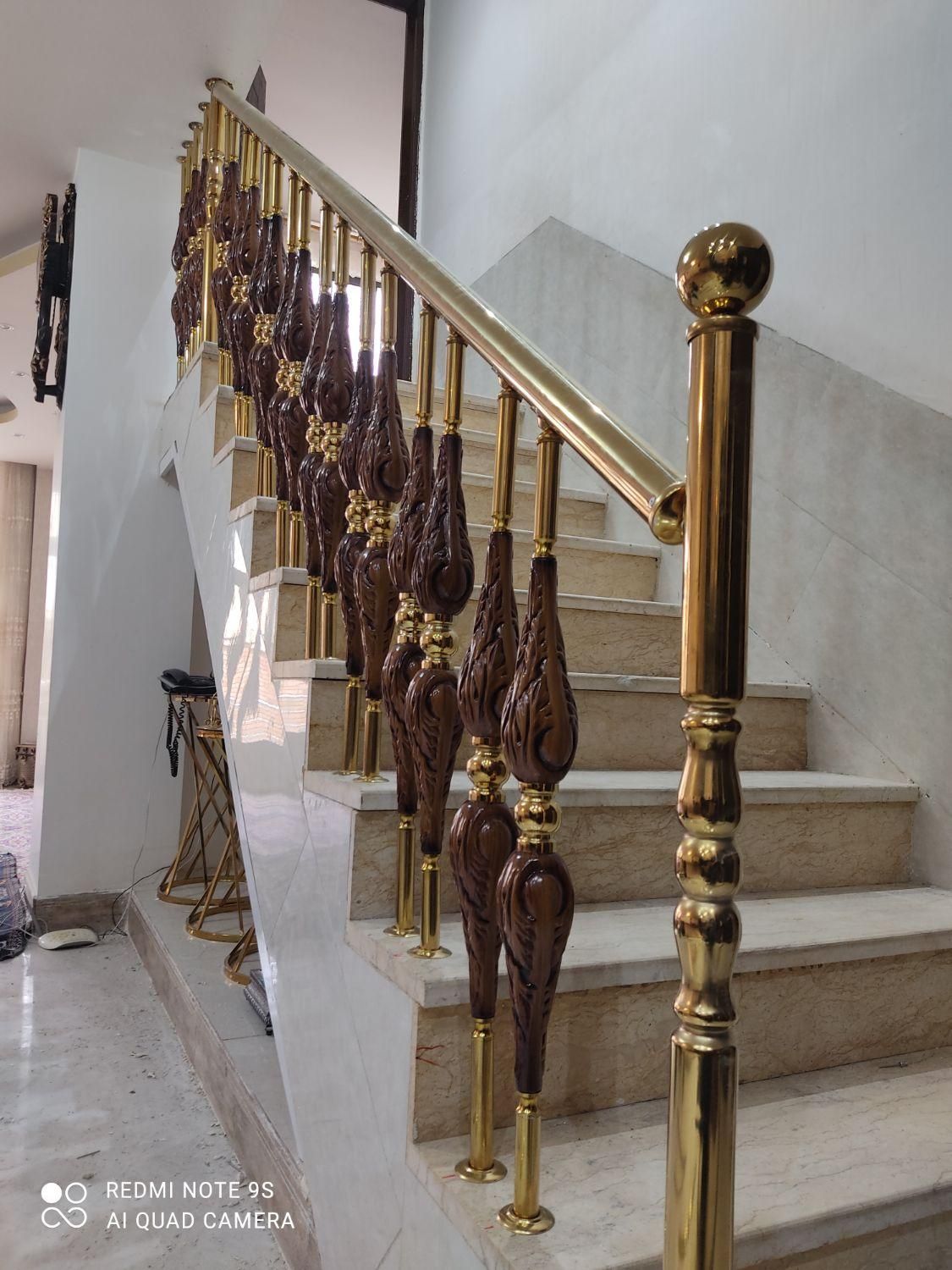 نرده استیل نرده فلزی حفاظ‌ گوزنی دیوار حفاظ تراس|خدمات پیشه و مهارت|بروجن, |دیوار