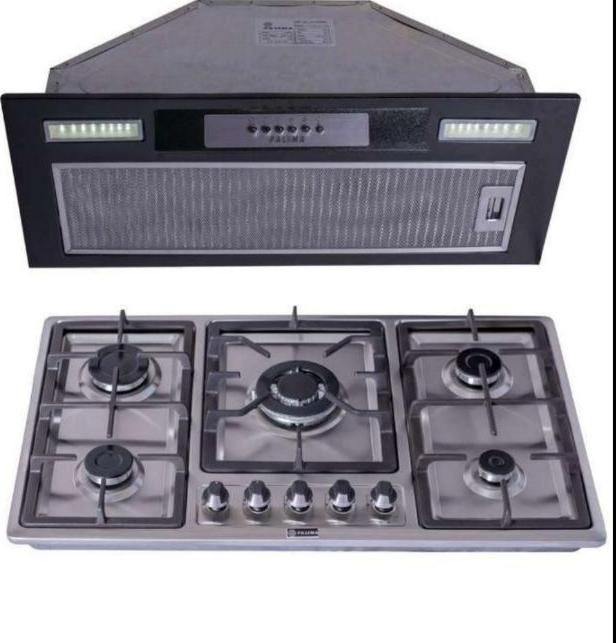 هود و گاز شیشه تکنو پارس vcs4220 استیل رومیزی|اجاق گاز و لوازم برقی پخت‌وپز|مشهد, توس (بلوار توس)|دیوار