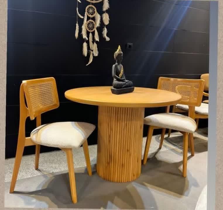 میزو صندلی غذاخوری مدل حصیری|میز و صندلی غذاخوری|برخوار, |دیوار