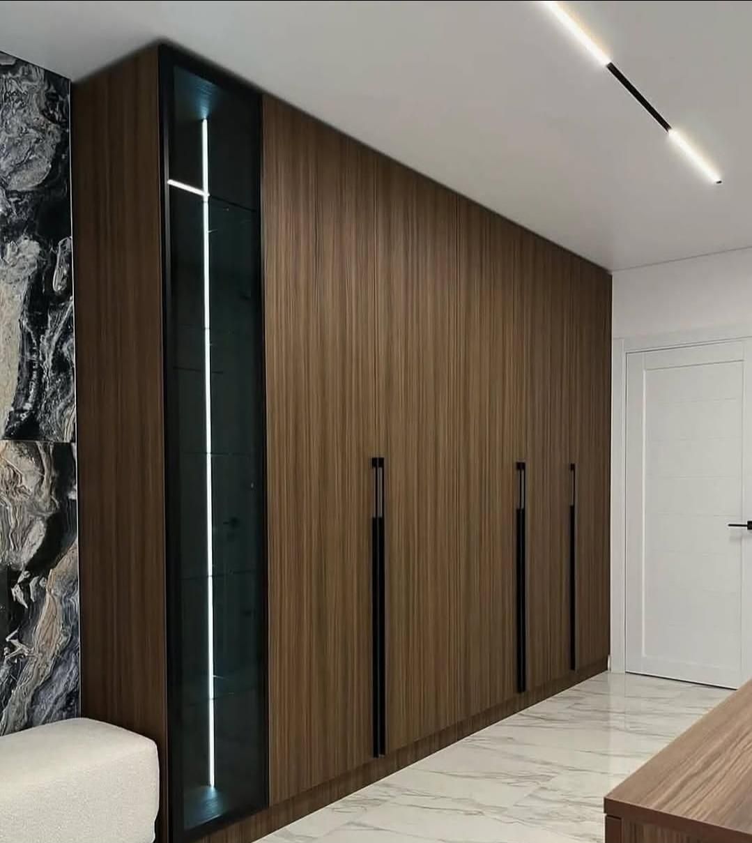 انواع کمد دیواری ام دی اف هایگلاس نئوکلاسیک|جاکفشی، کمد، دراور|خرم‌آباد, |دیوار