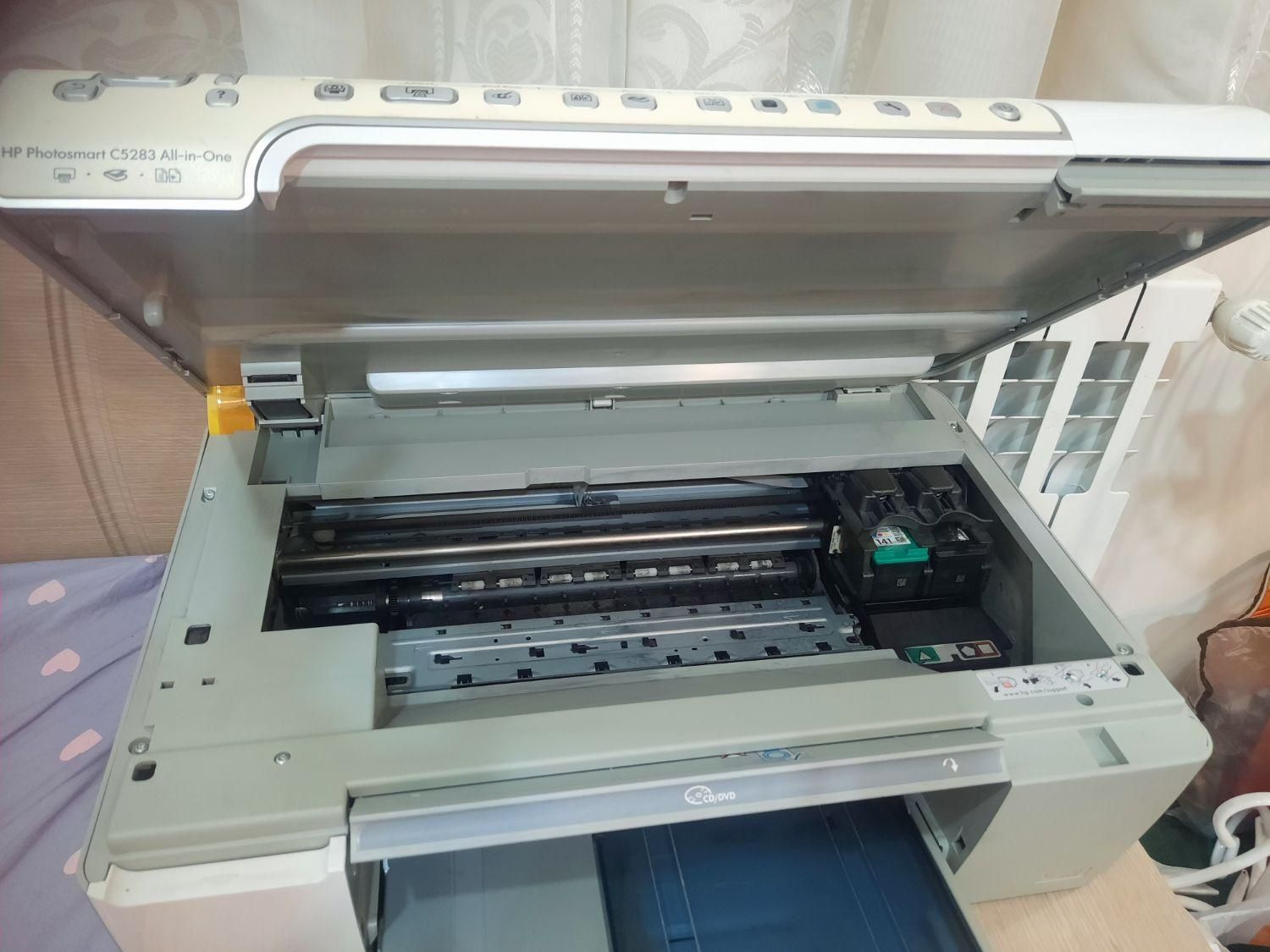 پرینتر جوهرافشان چندکارHP Photosmart C5283r|پرینتر، اسکنر، کپی، فکس|تهران, جنت‌آباد جنوبی|دیوار