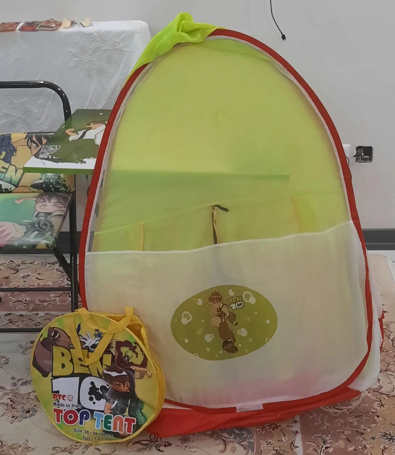 میز تحریر و چادر مسافرتی کودک پسرانه طرح بتمن|اسباب و اثاث بچه|اصفهان, گلزار|دیوار