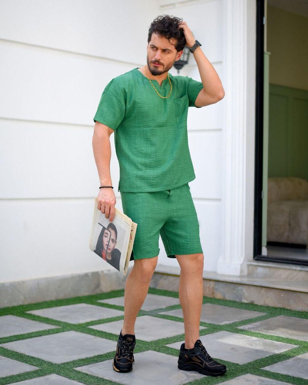 ست تیشرت و شلوارک کوبایی|لباس|کرمانشاه, |دیوار