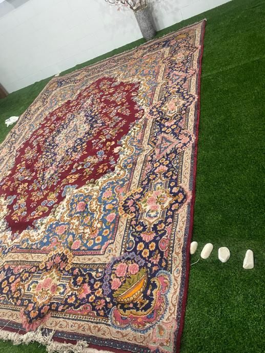 فرش دست باف پر رنگ و نقش|فرش|یزد, |دیوار