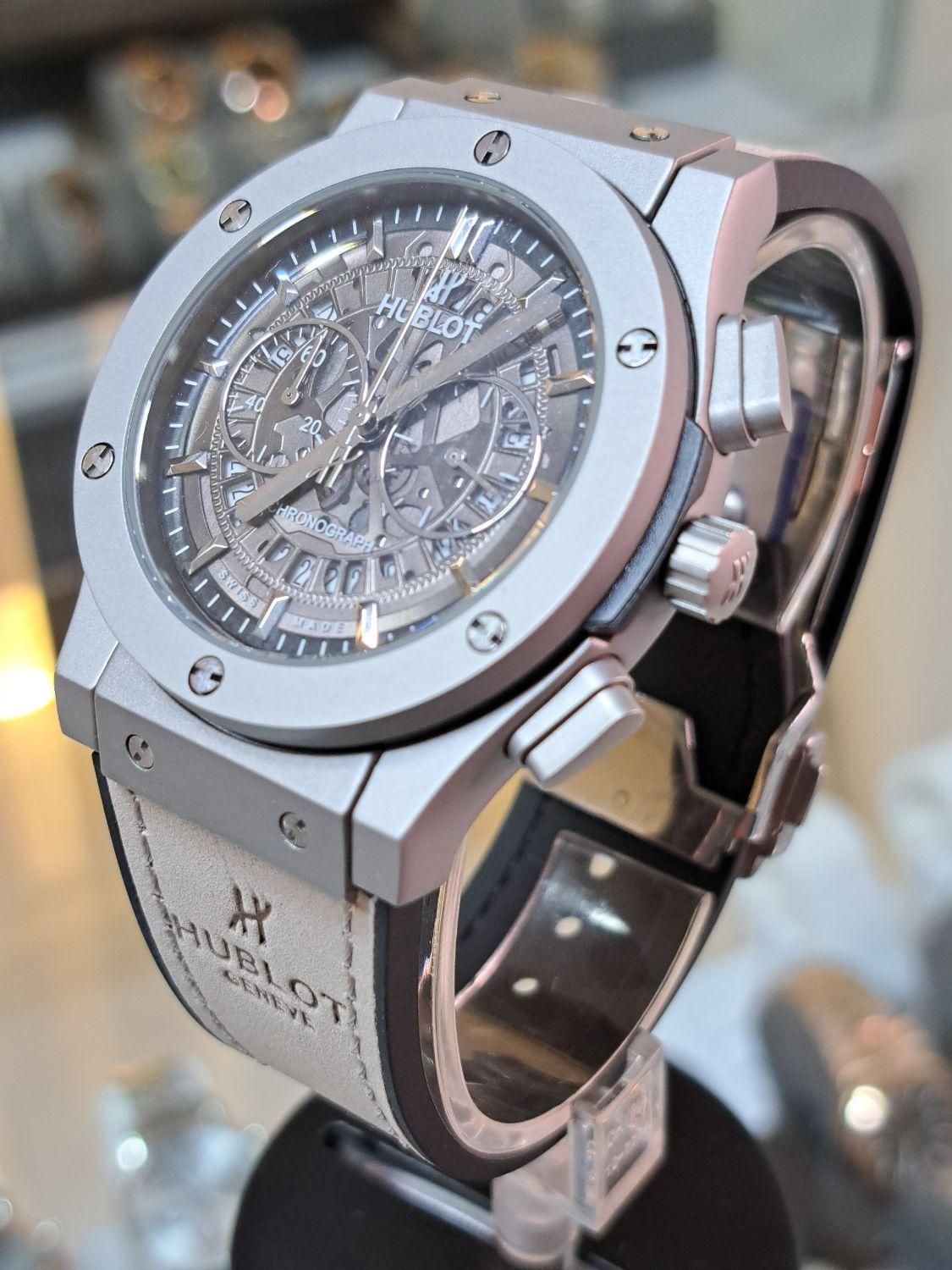 ساعت مچی هابلوت کرنوگرافAAA سه موتور ژاپن(رنگبندی)|ساعت|مشهد, راهنمایی|دیوار