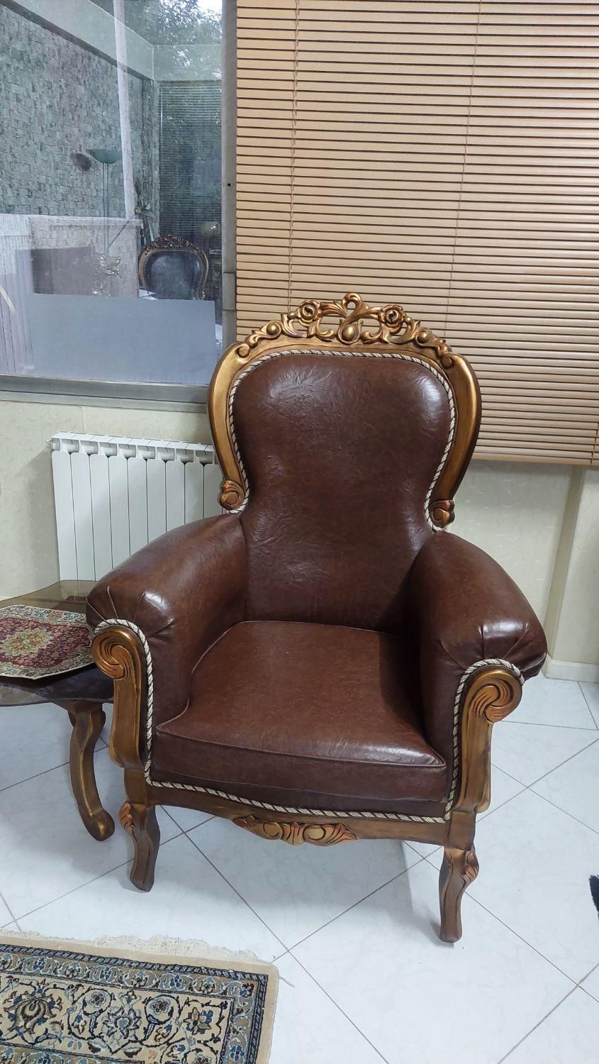 مبل استیل چرمی|مبلمان خانگی و میز عسلی|اصفهان, خانه اصفهان|دیوار