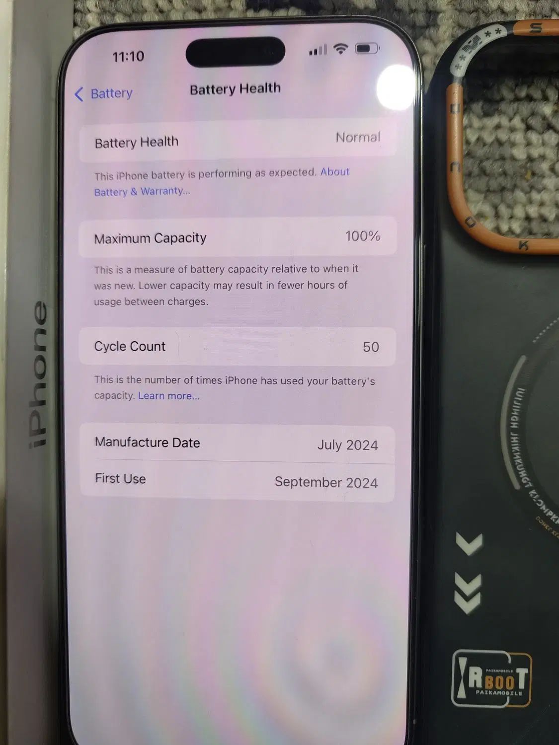 Phone 16 Pro Max  تک‌سیم  کارکرد در حد نو|موبایل|مشهد, هفده شهریور|دیوار