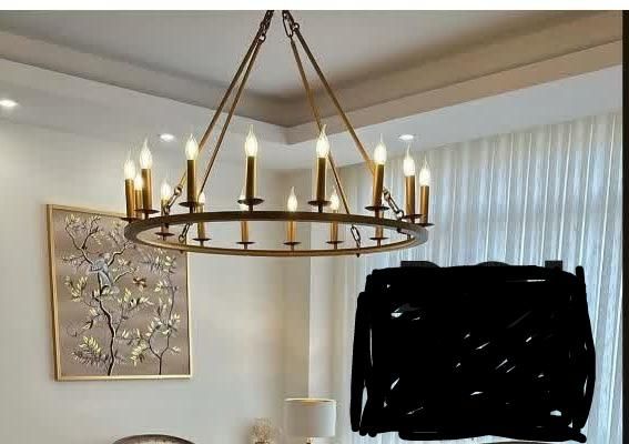 لوستر ۱۶ شاخه|لوستر و چراغ آویز|سمنان, |دیوار