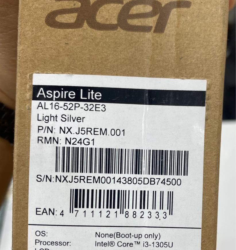 لپ تاپ Acer aspire lite 16 لازرورقی نقد و اقساط|رایانه همراه|پرند, |دیوار