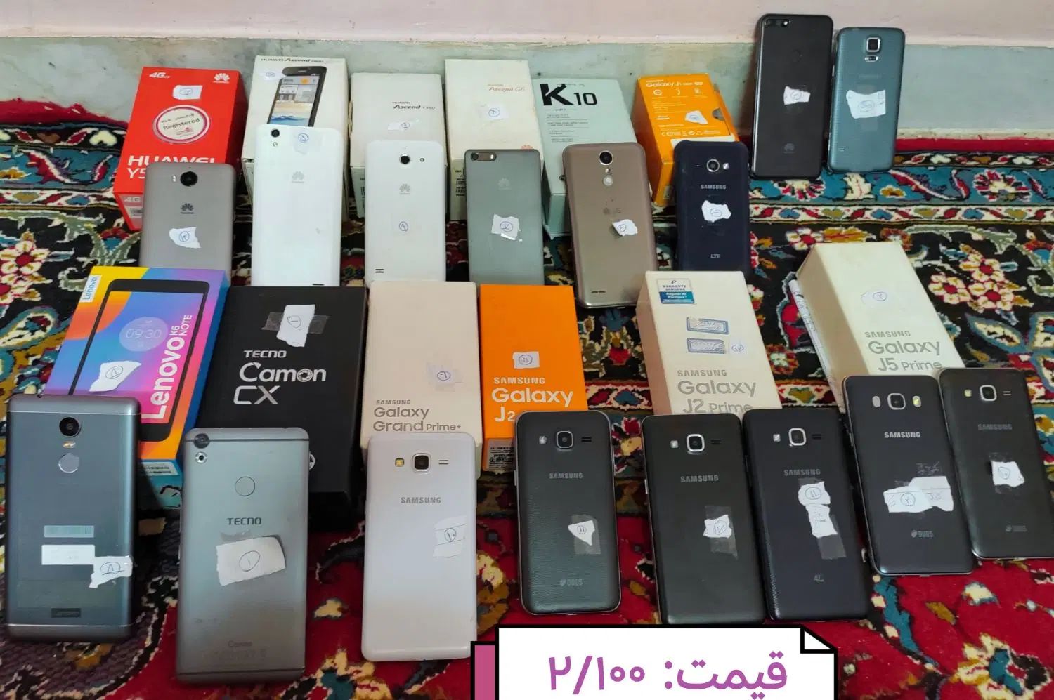 40 گوشی موبایل سالم و مناسب سامسونگ و ال‌جی هواوی.|موبایل|اصفهان, باغ فردوس|دیوار