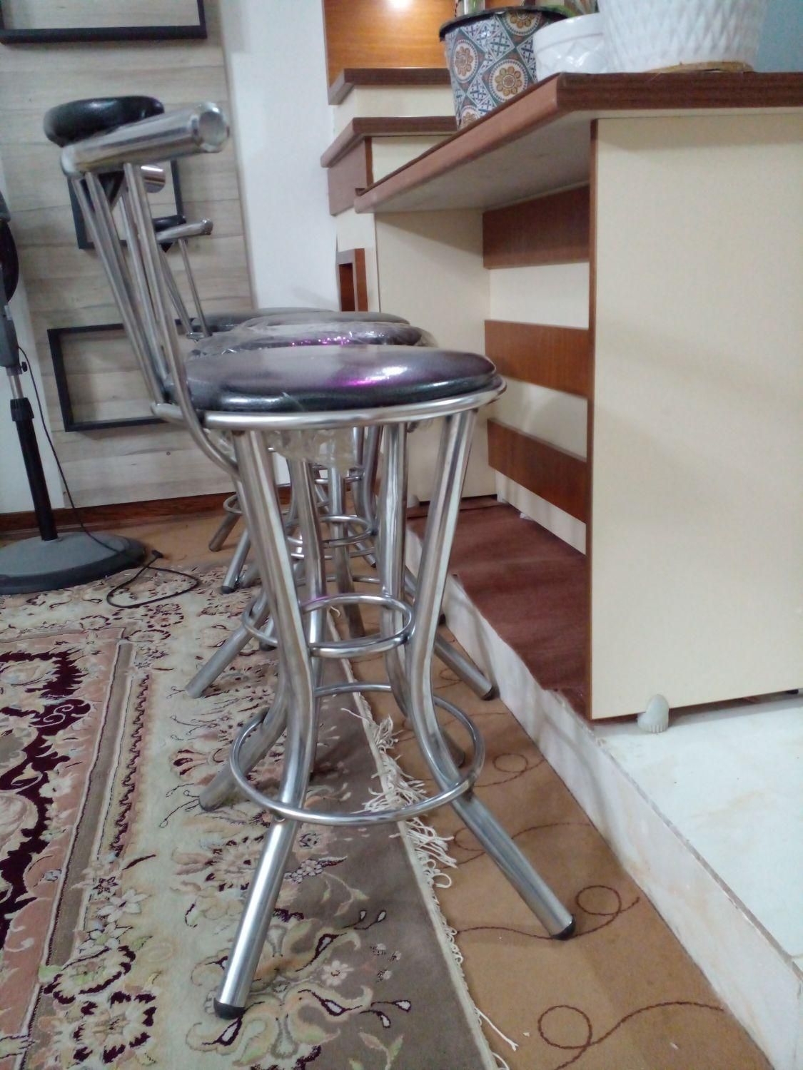 صندلی استیل|میز و صندلی غذاخوری|زرندیه, |دیوار