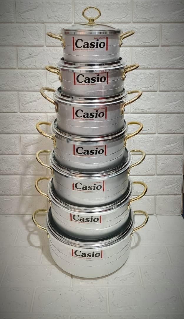 سرویس قابلمه روحی ۱۴ پارچه ضخیم کامل|ظروف پخت‌وپز|گنبد کاووس, |دیوار