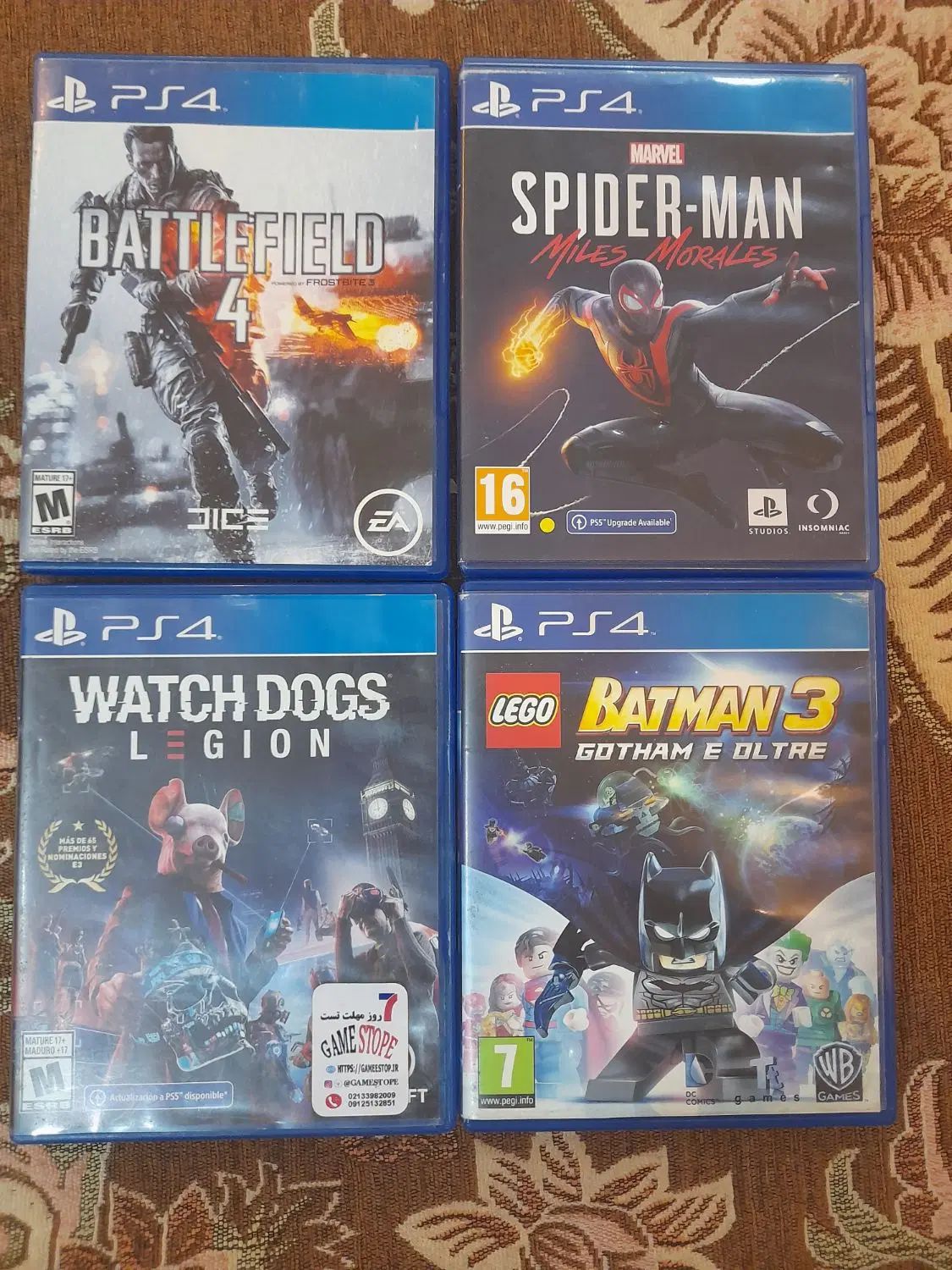 سی دی ps4 و ps5|کنسول، بازی ویدئویی و آنلاین|تهران, تاکسیرانی|دیوار