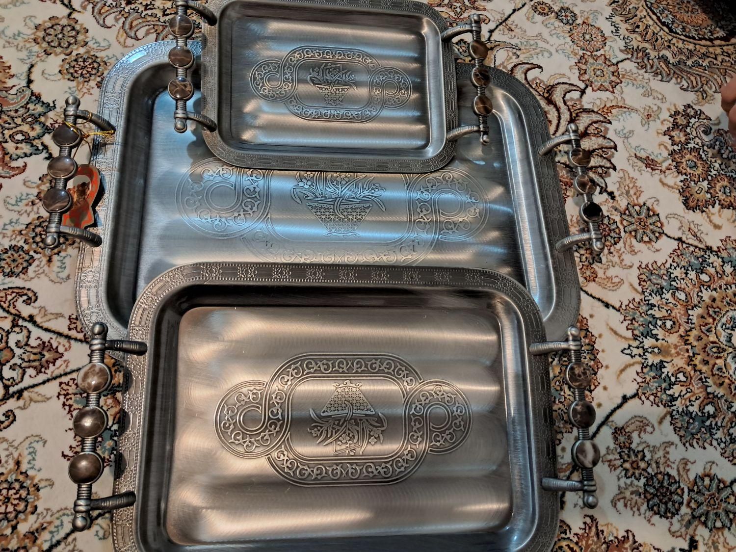 سینی چایی نونو|ظروف سرو و پذیرایی|اراک, |دیوار