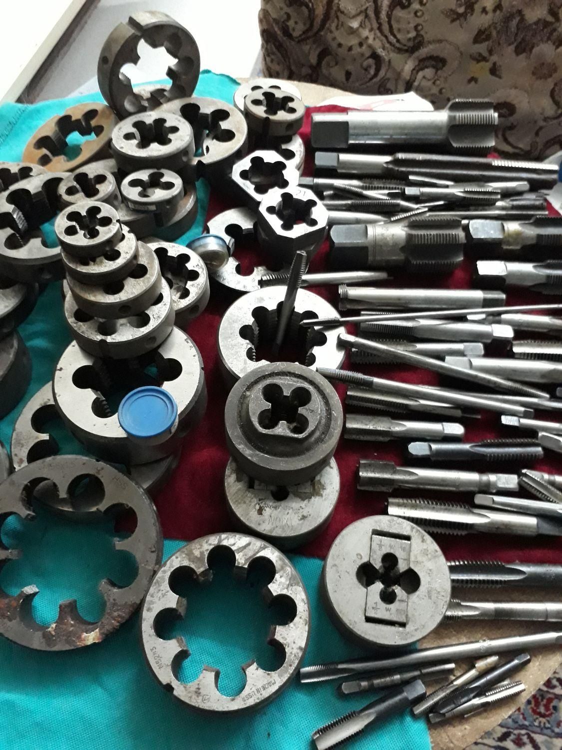 حدیده قلاویز دستی ماشینی اینچ میلیمتری و لوله اب|ابزارآلات|تهران, امین حضور|دیوار