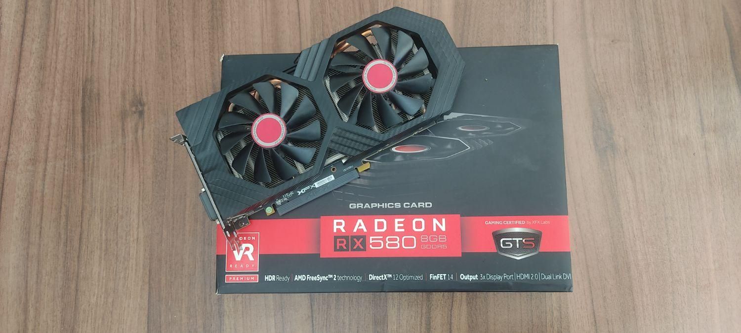 کارت گرافیک Rx580 xfx 8gb با پیچ پلمپ|قطعات و لوازم جانبی رایانه|کرج, کرج نو|دیوار