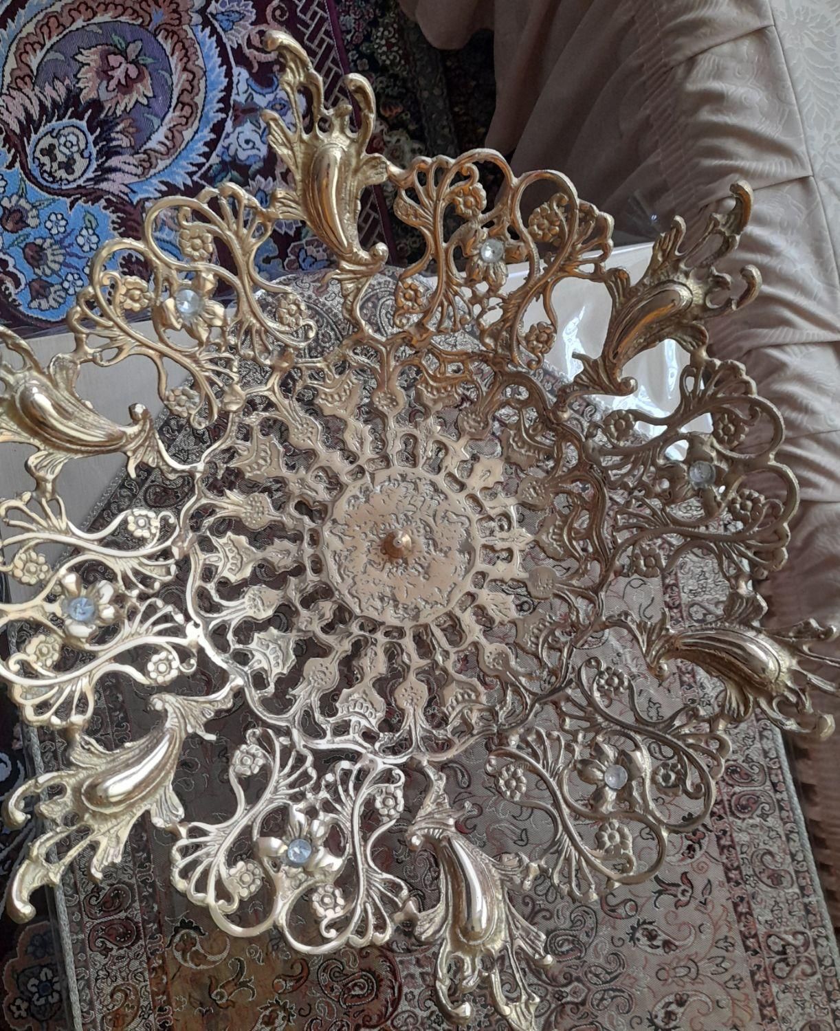 میوه خوری وشکلات خوری وگلدان برنز  سالم بدون ایراد|کلکسیون اشیاء عتیقه|اردبیل, |دیوار