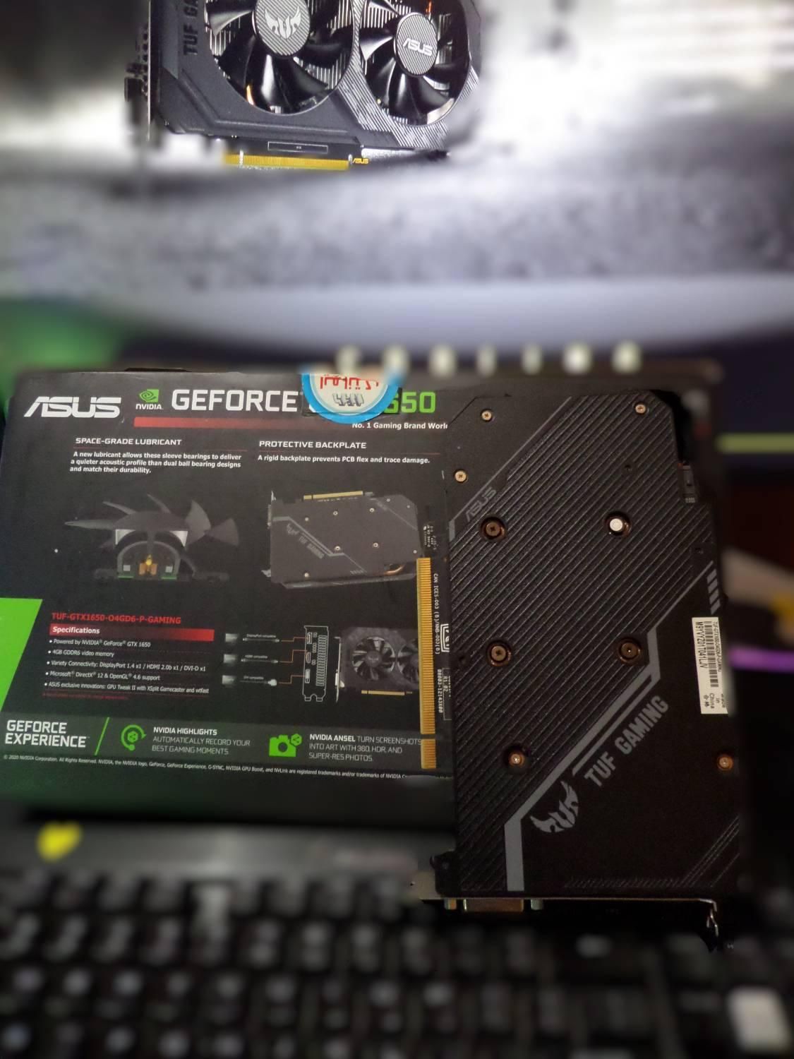 گرافیک ۱۶۵۰ ۴ گیگ 1650 4gig oc tuf|قطعات و لوازم جانبی رایانه|تهران, نجات اللهی|دیوار