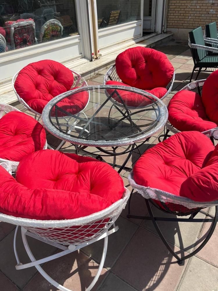 میز آتشدان صندلی باغی ویلایی|مبلمان خانگی و میز عسلی|ایلام, |دیوار