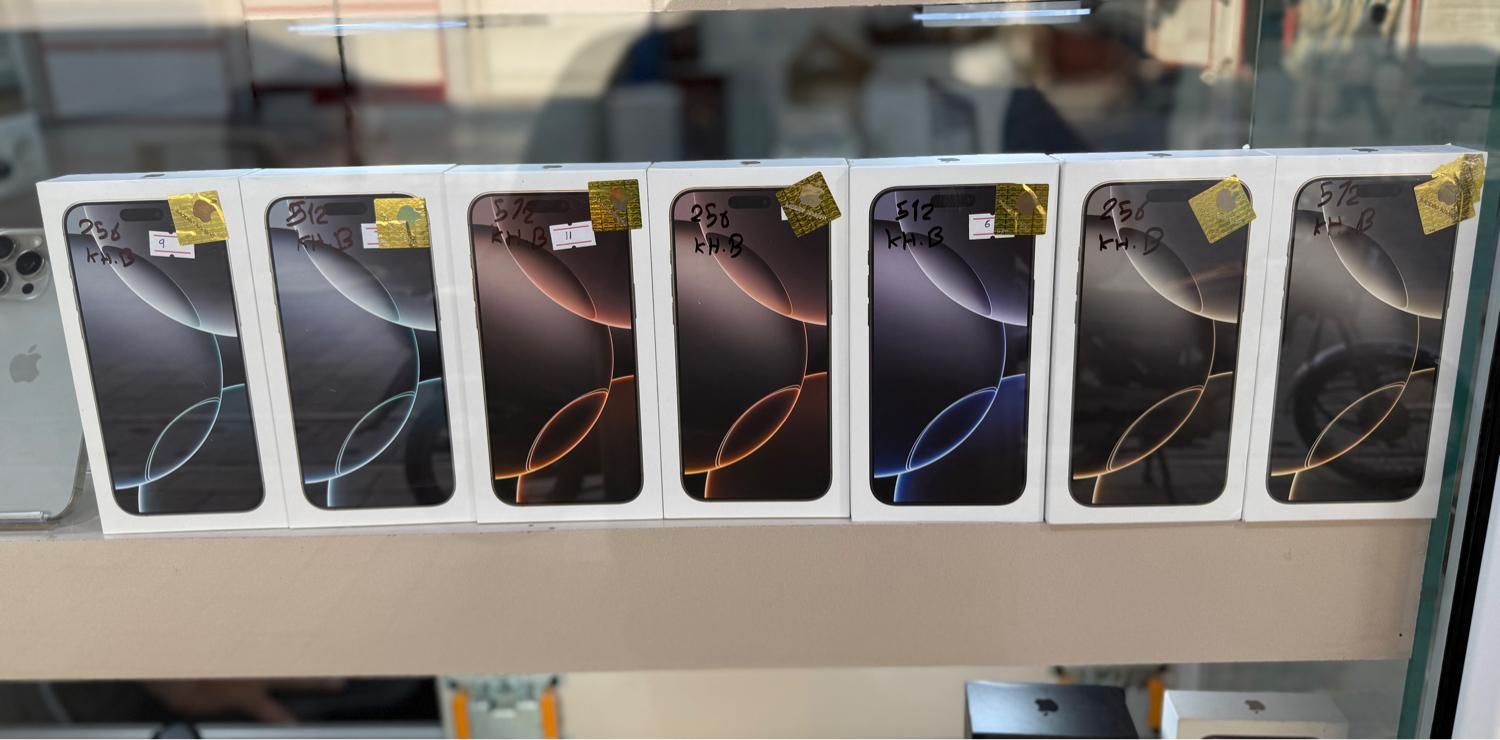 اپل iPhone 16 Pro Max با حافظهٔ ۵۱۲ گیگابایت zaa|موبایل|بوشهر, |دیوار