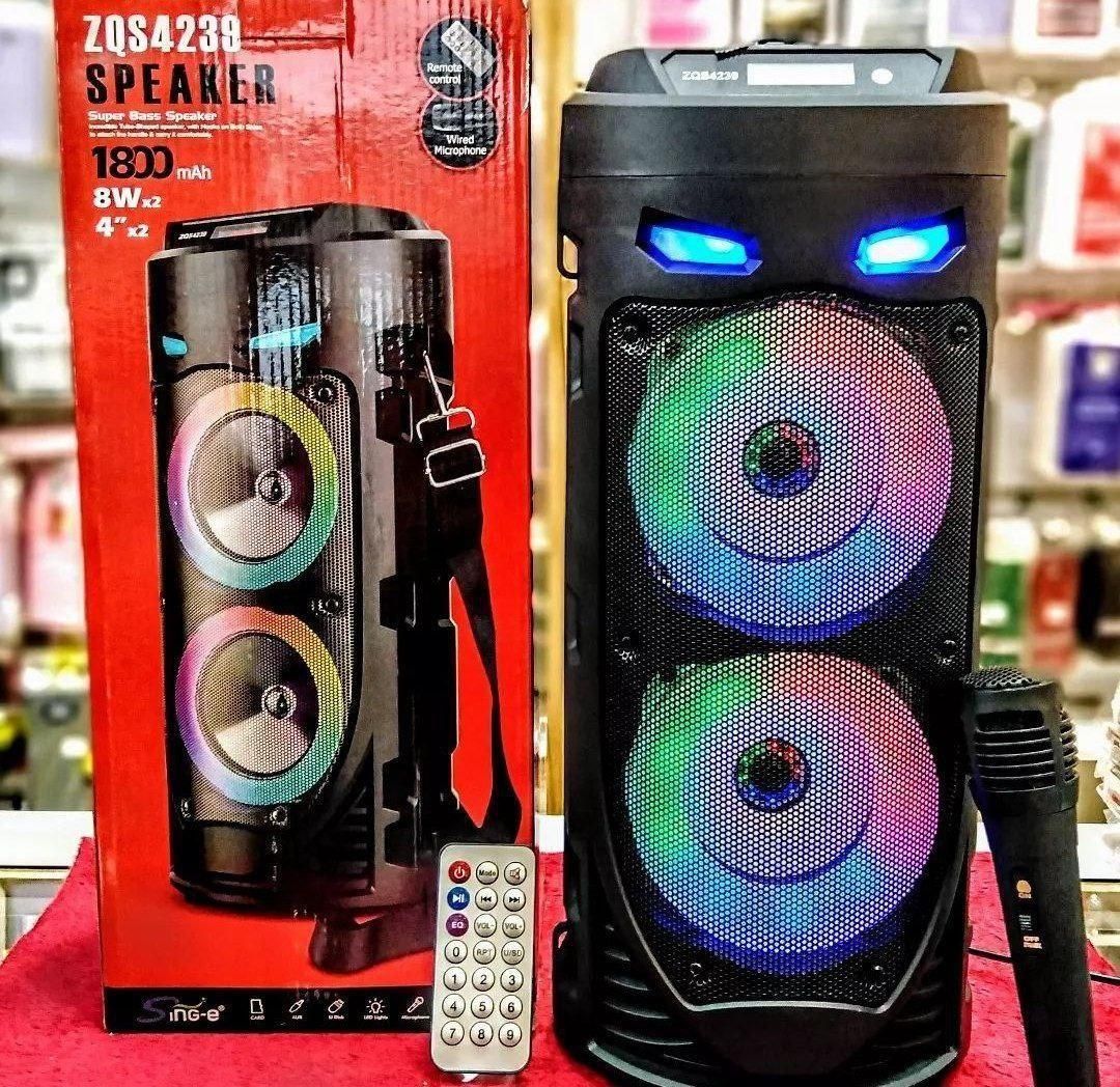 اسپیکر بلوتوثی ZQS کنترل و میکروفون دار (درب منزل)|پخشکننده همراه|تبریز, |دیوار