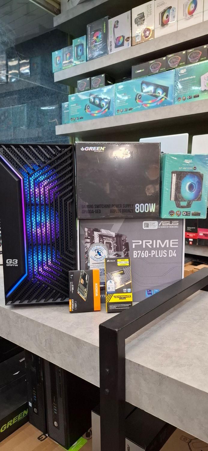 کیس گیمینگ کرای۵ نسل۱۴رم ۳۲گیگ گرافیگ RTX3070|رایانه رومیزی|یزد, |دیوار