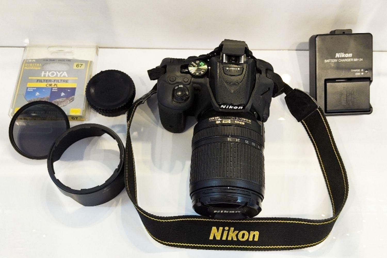 نیکون 5500 با لنز 18 140 همراه با سه پایه ونگارد|دوربین عکاسی و فیلمبرداری|تهران, هروی|دیوار