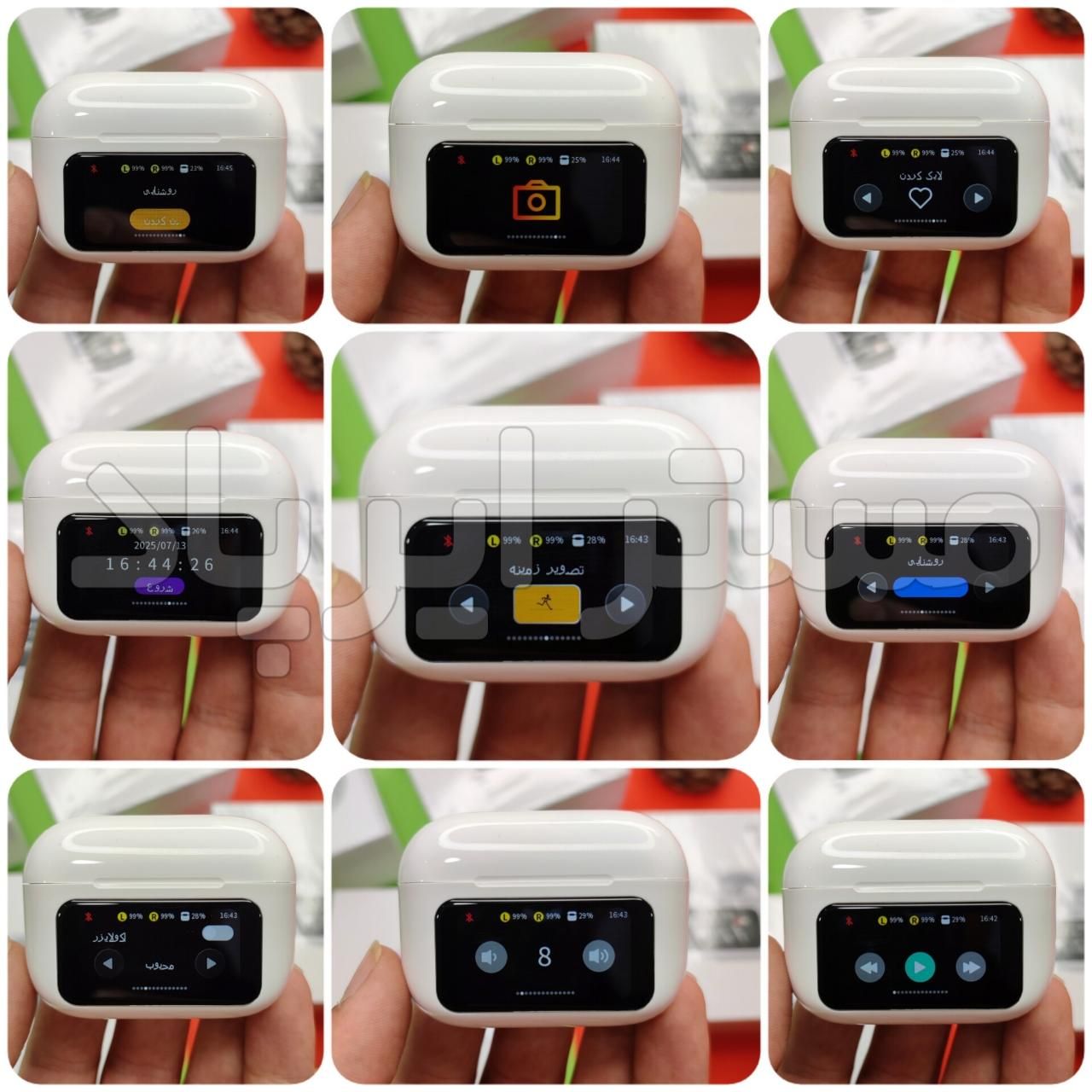 هندزفری بلوتوثی A9 Pro نمایشگر دار (پک اصلی)ایرپاد|لوازم جانبی موبایل و تبلت|قم, میرزائیه|دیوار