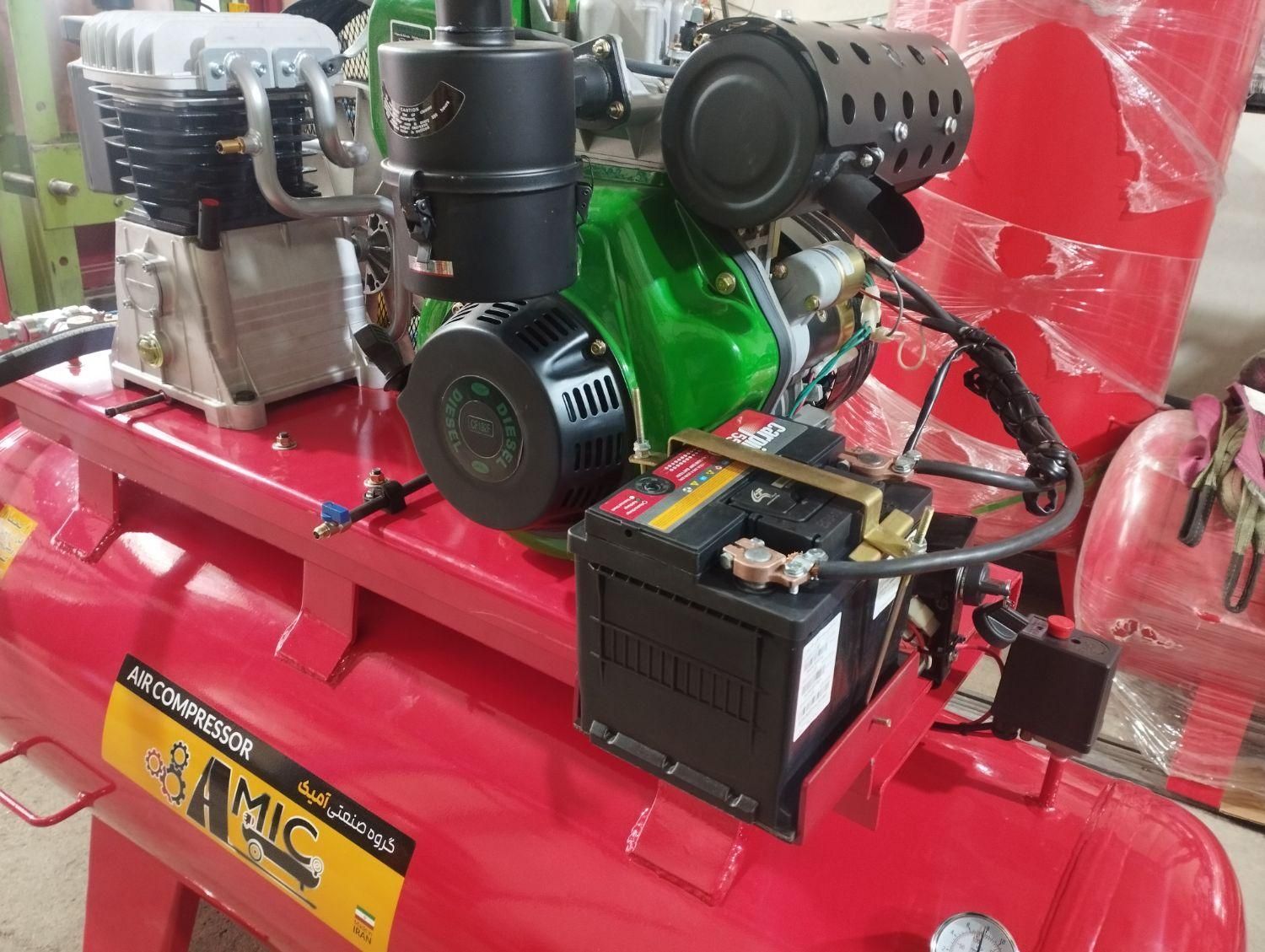 کمپرسور 500لیتری دیزل ابک ایتالیایی|ماشینآلات صنعتی|اصفهان, لاله|دیوار