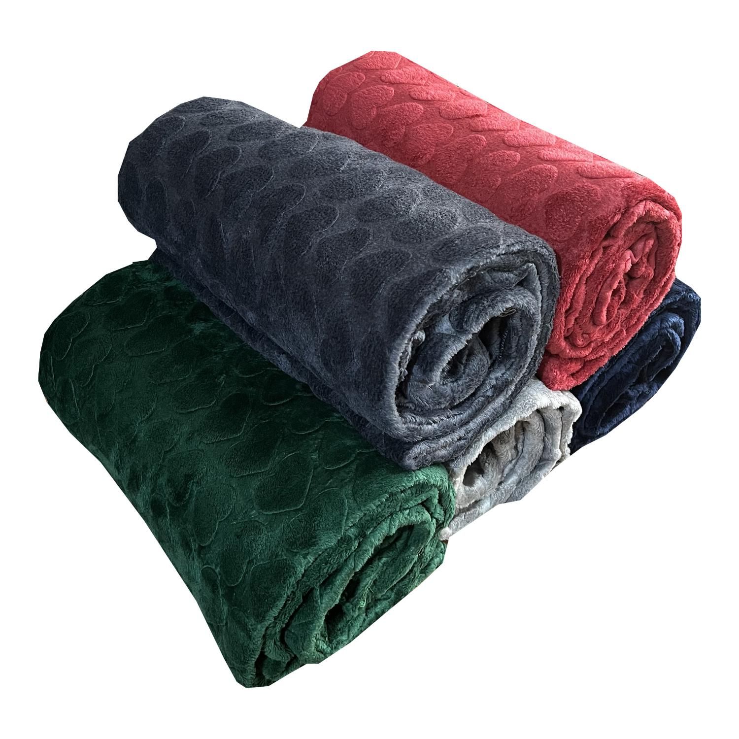 پتو مسافرتی مدل مخمل قلبی ژله ای یکنفره|سرویس روتختی|تهران, شادآباد|دیوار