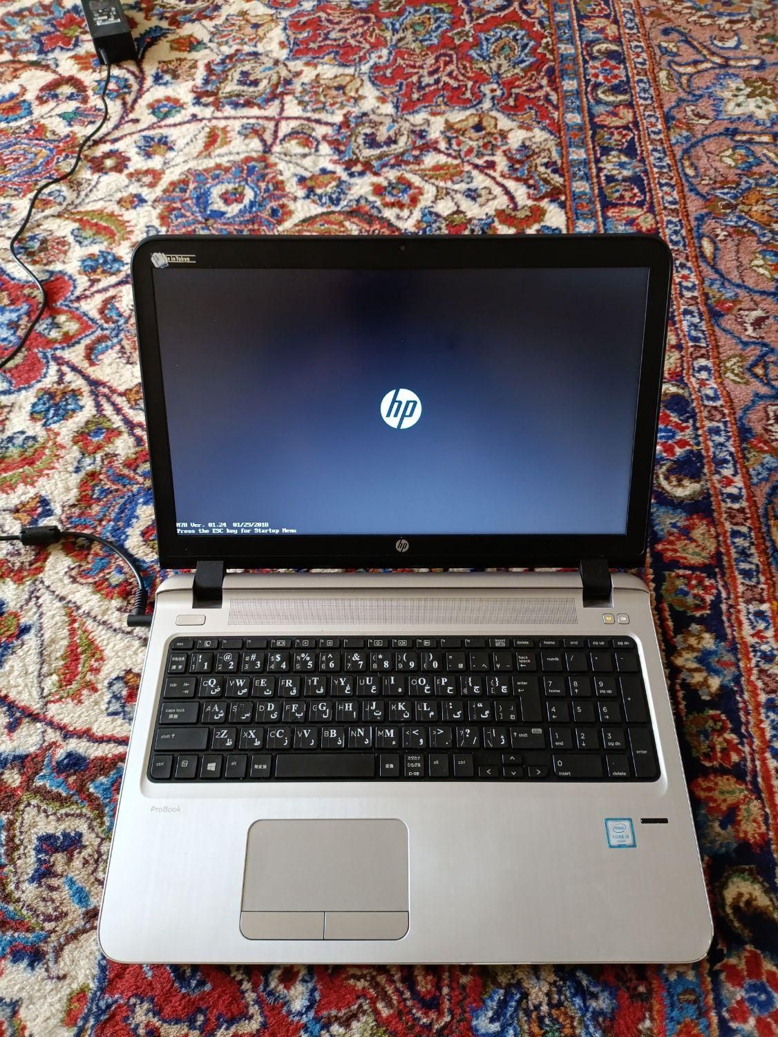 لپتاپ hp probook 450 g3 بسیار سالم|رایانه همراه|مشهد, هفت تیر (آب و برق)|دیوار