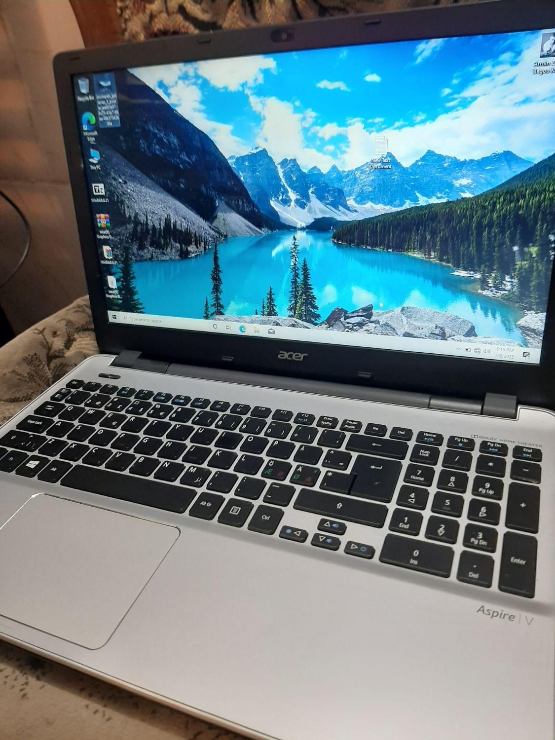 لپ تاپ خشگل تمیز نسل4 Acer|رایانه همراه|اصفهان, مسجد مصلی|دیوار