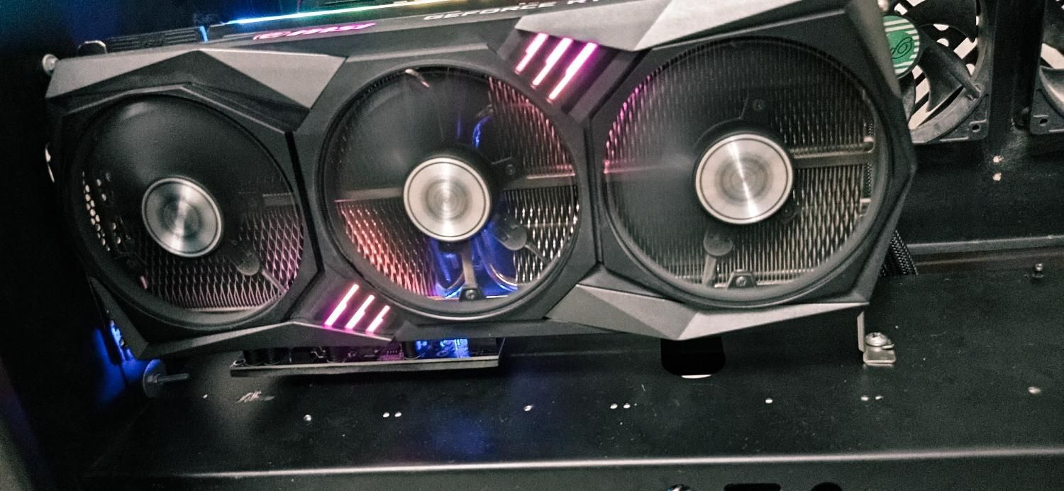 MSI RTX 3090  ( 24 Gigabyte ) trioo  مشابه نو پلمپ|قطعات و لوازم جانبی رایانه|سنندج, |دیوار