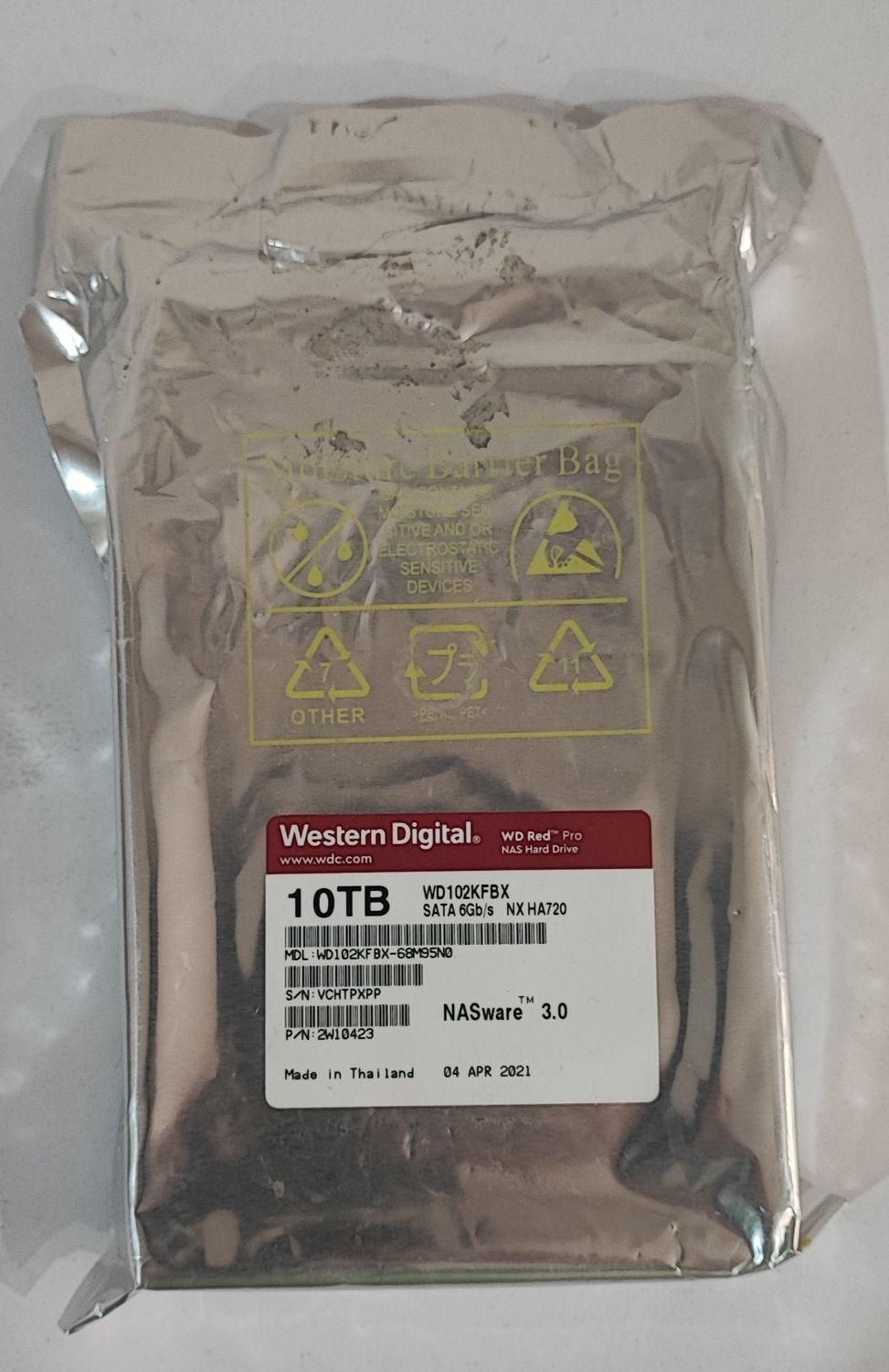 HDD WD 10TB RED PRO|قطعات و لوازم جانبی رایانه|تهران, سرو آزاد|دیوار