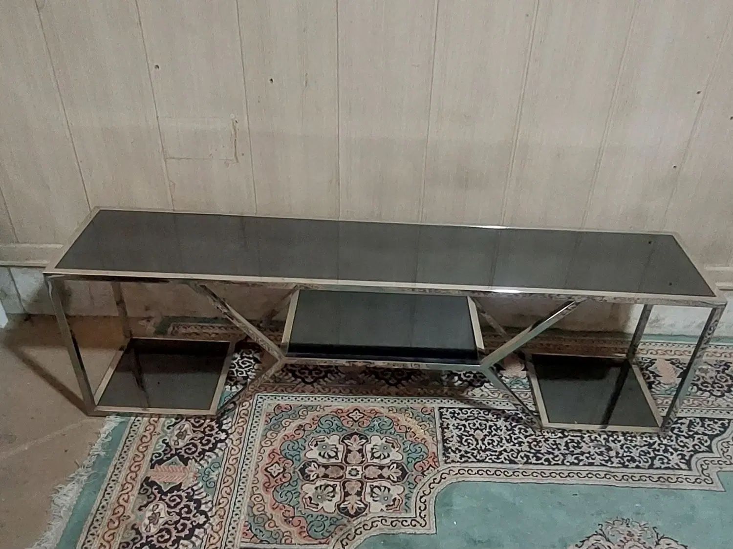 جلومبلی عسلی استیل شیک و تمیز قیمت مناسب|مبلمان خانگی و میز عسلی|پردیس, شهرک صنعتی خرمدشت فاز ۷|دیوار