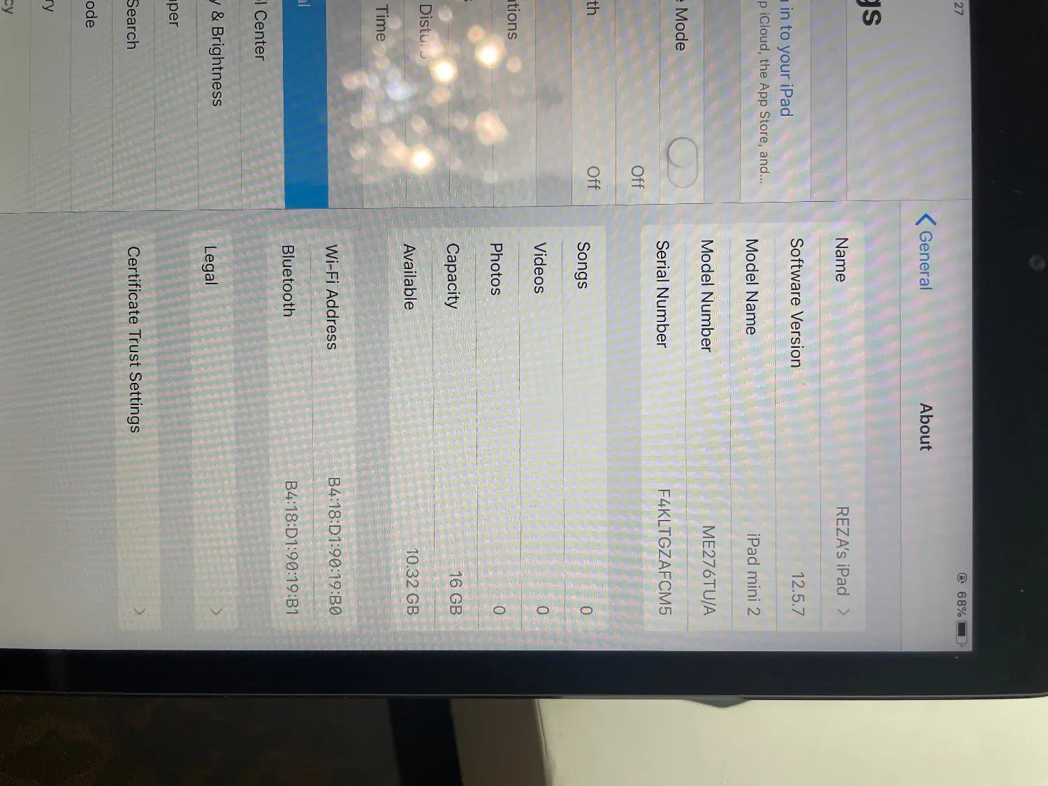 ipad mini 2 (A1489)|تبلت|اصفهان, گلزار|دیوار