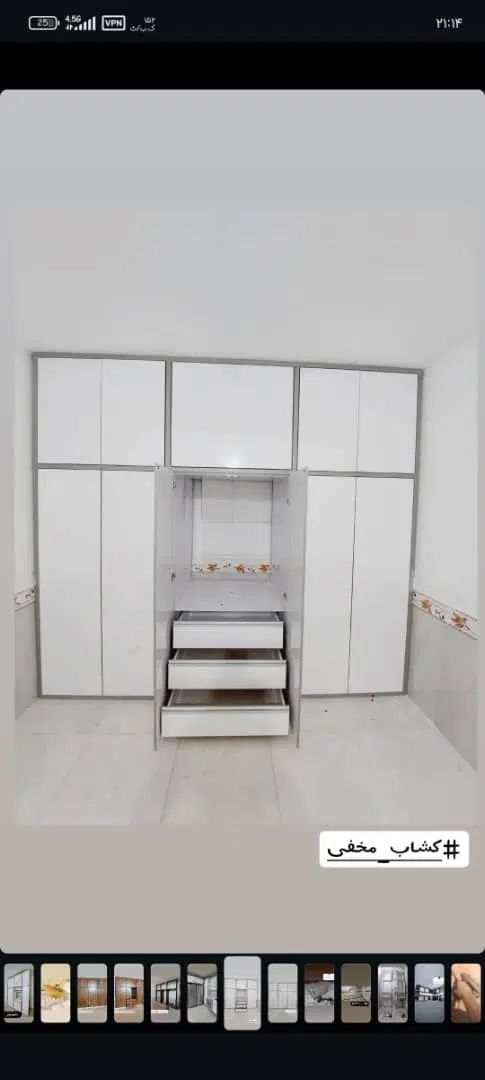 اجرای کمد دیواری وکابینت باسلیقه وطرح شما|جاکفشی، کمد، دراور|بندر دیر, |دیوار