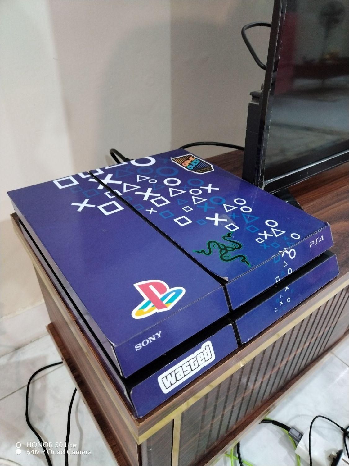 PS4 فول گیم حافظه 500 با دو دسته|کنسول، بازی ویدئویی و آنلاین|قائم‌شهر, |دیوار