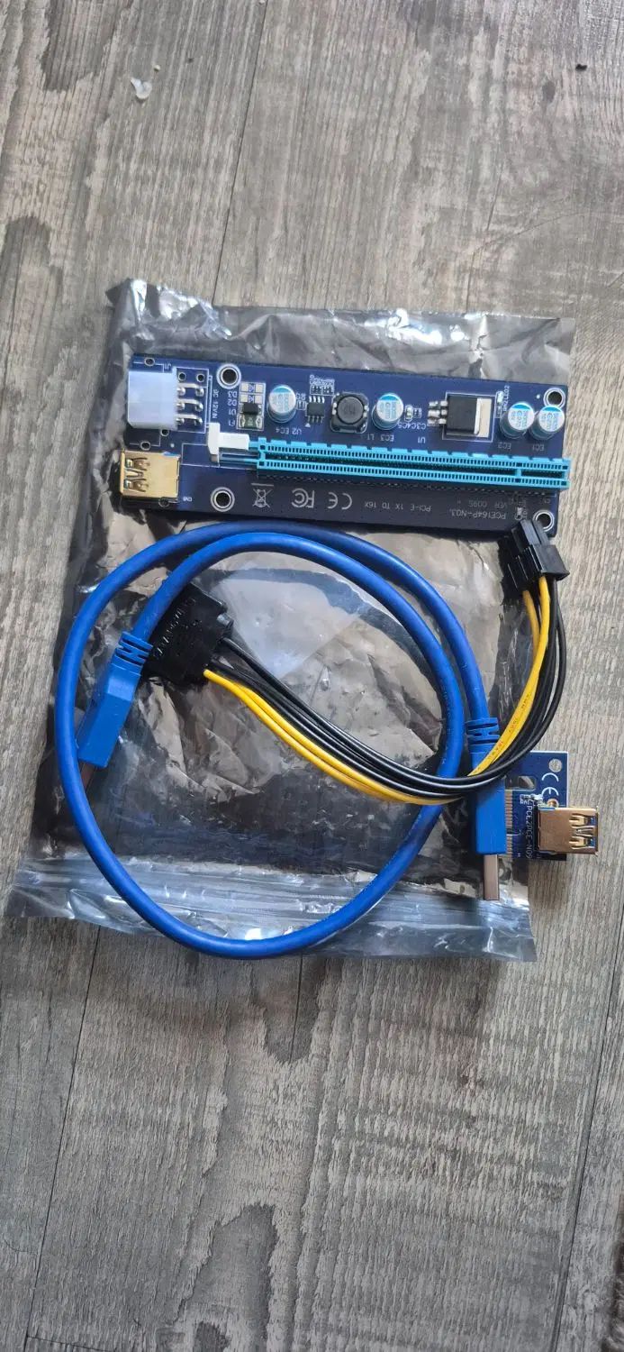 رایزر کارت گرافیک تبدیلPCI EXPRESS 1X به16Xمدل009s|قطعات و لوازم جانبی رایانه|اصفهان, فیض|دیوار