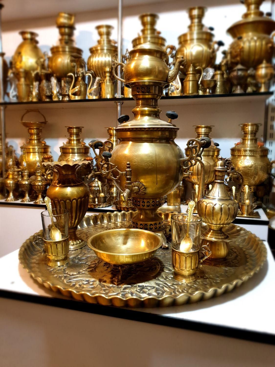 urrسماور زغالی arak برنجی برقی افسون گازی ذغالی|سماور، چای‌ساز، قهوه‌ساز|اصفهان, دستگرده|دیوار