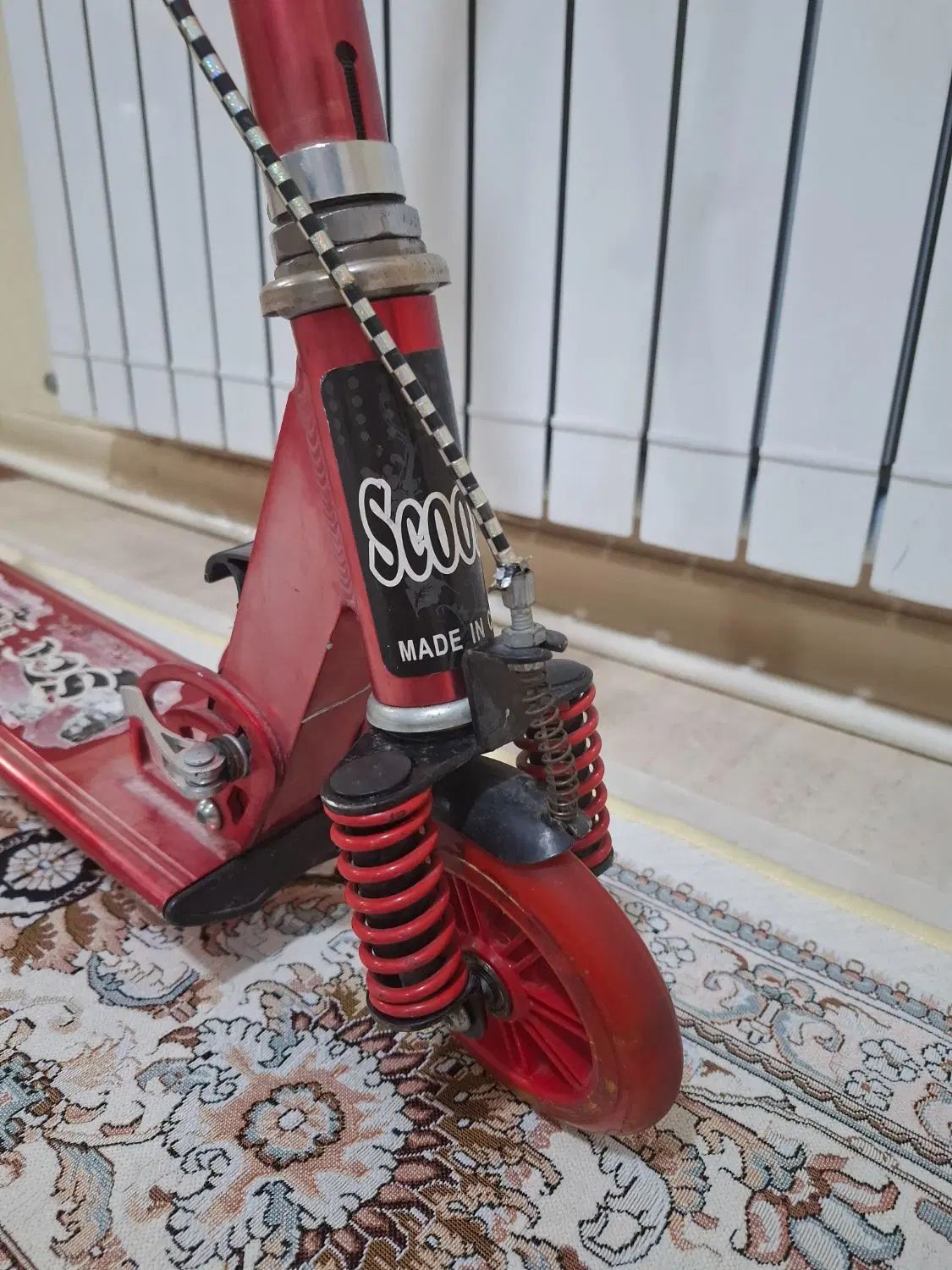 اسکوتر تمام آلومینیوم مناسب ۳تا۶سال     سایز ۱۲و۱۶|دوچرخه، اسکیت، اسکوتر|پرند, فاز ۲|دیوار